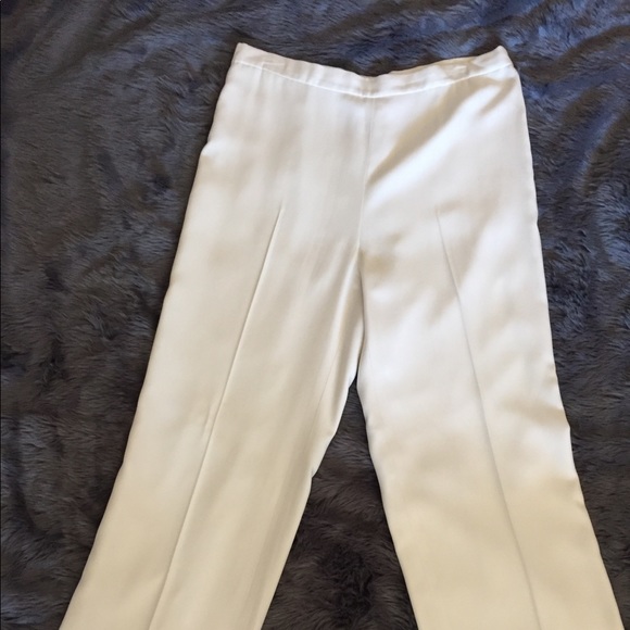 Lauren Ralph Lauren Pants - Cream silk trousers by Lauren Ralph Lauren